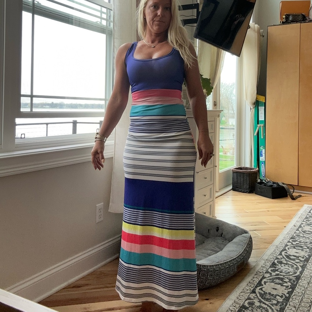 Colorful maxi dress